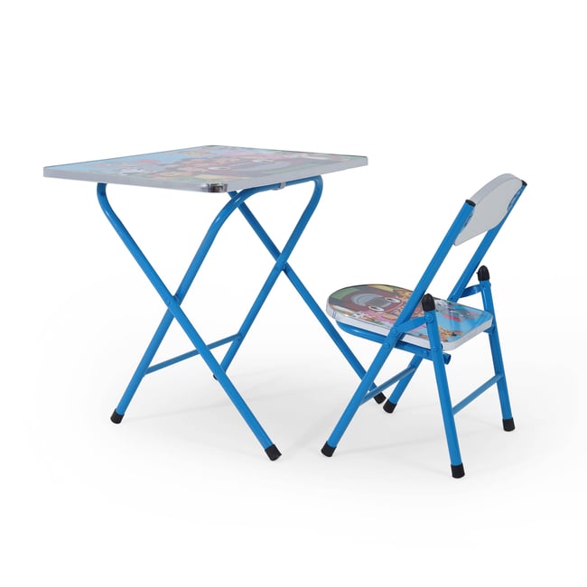 Childrens folding best sale table and chairs